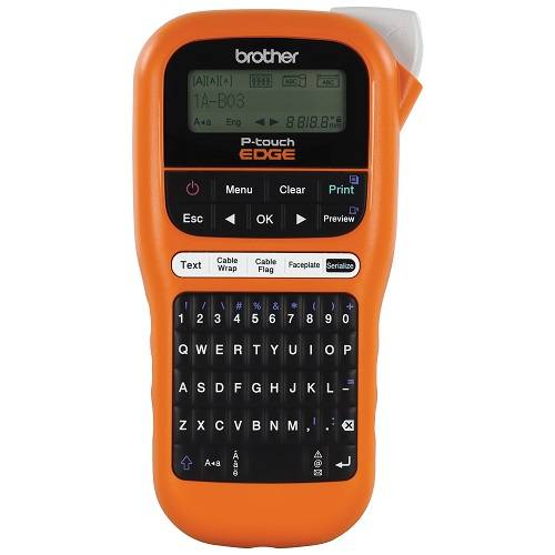 Rotulador industrial Brother P-touch PTE110 - transferencia térmica, maletín, imprime etiquetas laminadas de hasta 12 mm de ancho Rotulador industrial Brother P-touch PTE110 - transferencia térmica, maletín, imprime etiquetas laminadas de hasta 12 mm de ancho